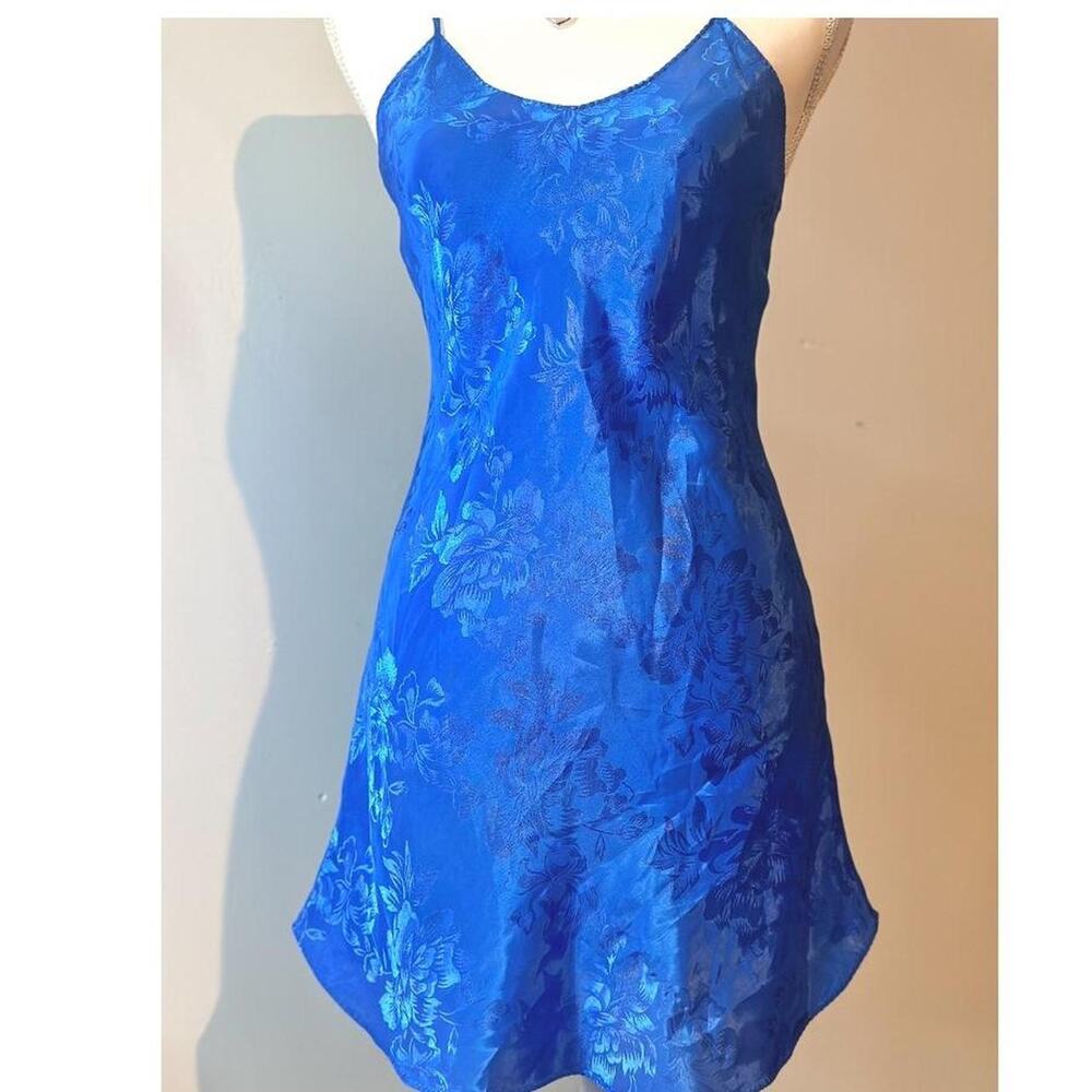 Allison Smith Blue Mini Dress Perfect For Spring/Summer Size Small Made In Korea